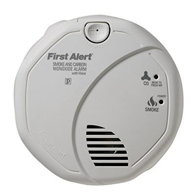 First Alert SCO7CN Battery-Operated Talking Combination Smoke and Carbon Monoxide Alarm with Voice Location, Photoelectric, Amazon, 