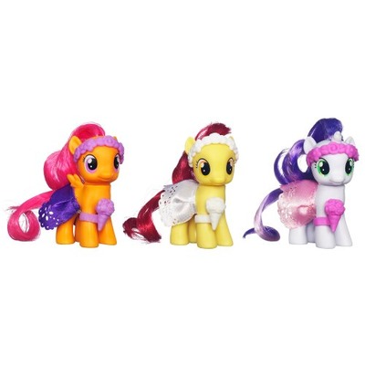 My Little Pony, Wedding Flower Fillies Set, Sweetie Belle, Apple Bloom, and Scootaloo, 3-Pack, Amazon, 