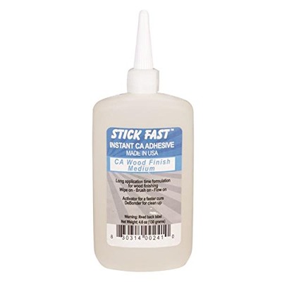 Stick Fast CA Wood Finish Medium 4.6 OZ, Amazon, 