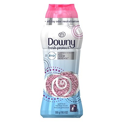 Downy Fresh Protect with with Febreze, In-Wash Scent Beads, April Fresh, 19.5 oz, Amazon, 