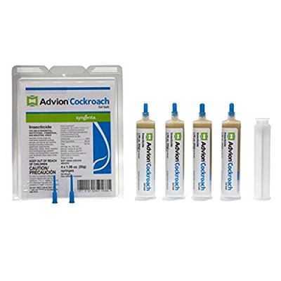 advion Cockroach Gel Bait, 4-syringes 1.06 oz each, Amazon, 