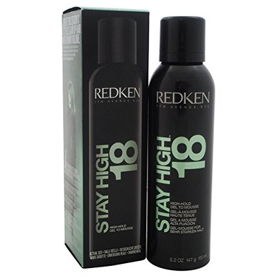 Redken Stay High 18 Hold Gel To Mousse for Unisex, 5.2 Ounce, Amazon, 