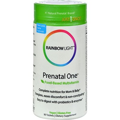 2 Packs of Rainbow Light Prenatal One Multivitamin - 90 Tablets, Amazon, 