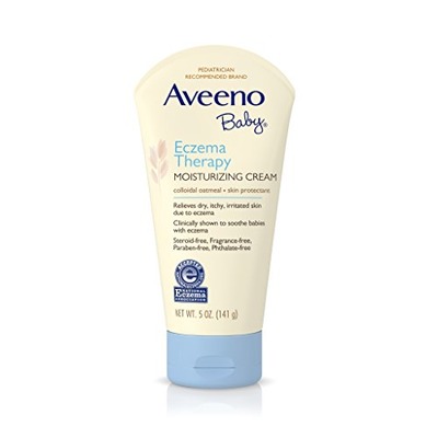 Aveeno Baby Eczema Therapy Moisturizing Cream, 5 Fl. Oz, Amazon, 