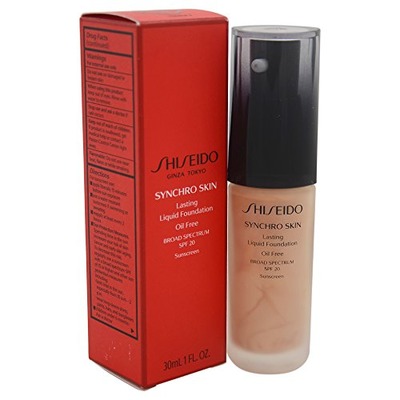Shiseido Synchro Skin Lasting Liquid Women's SPF 20 Foundation, No. 3 Neutral, 1 Ounce, Amazon, 