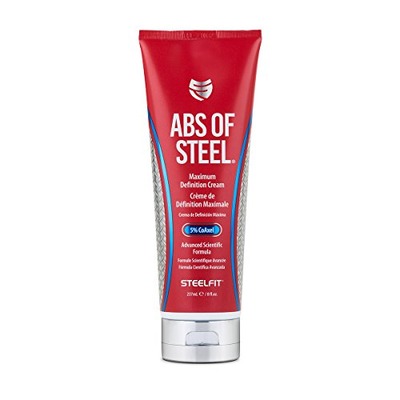 SteelFit Abs of Steel Maximum Definition Cream with 5% Coaxel, 8 fl oz (237ml)., Amazon, 