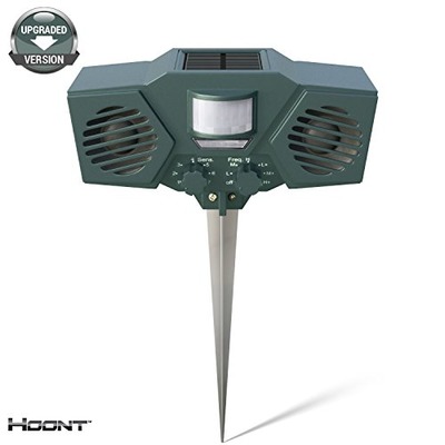 Hoont Powerful Solar Battery Powered Ultrasonic Outdoor Pest and Animal Repeller - Motion Activated [UPGRADED VERSION], Amazon, 