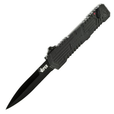 Schrade Viper 3, OTF, Black Handle, Black Blade, Plain, Amazon, 