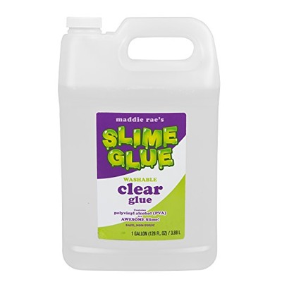 Maddie Rae's Slime Making Clear Glue - 1 Gallon (128oz) Value Size - Non Toxic, School Grade Formula for Perfect Slime Crafts, Amazon, 