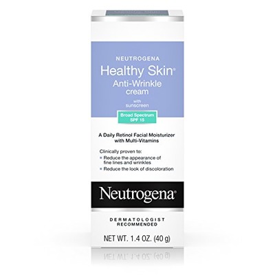 Neutrogena Healthy Skin Anti-Wrinkle Cream With SPF 15 Sunscreen, 1.4 Oz, Amazon, 