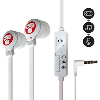 Mobizen World's First Voice and Internal Sound Recording Earphones Headphones with Microphone and Volume Control for Android Cell Phones and Tablets, Amazon, 