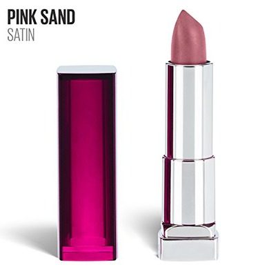 Maybelline New York Color Sensational Pink Lipstick, Satin Lipstick, Pink Sand, 0.15 oz, Amazon, 