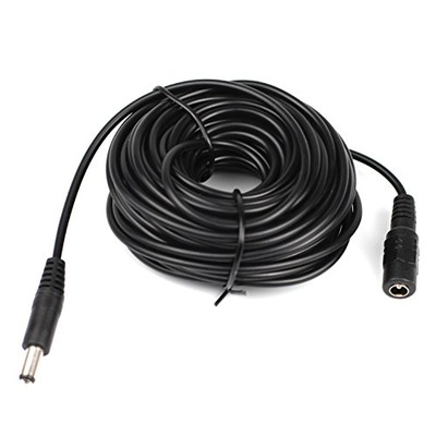 VanxseÂcctv 10m(30ft) 2.1x5.5mm Dc 12v Power Extension Cable for Cctv Security Cameras Ip Camera Dvr Standalone, Amazon, 