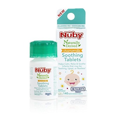 Nuby Chamomile Soothing Tablets, Quick Dissolve, 140 Count, Amazon, 