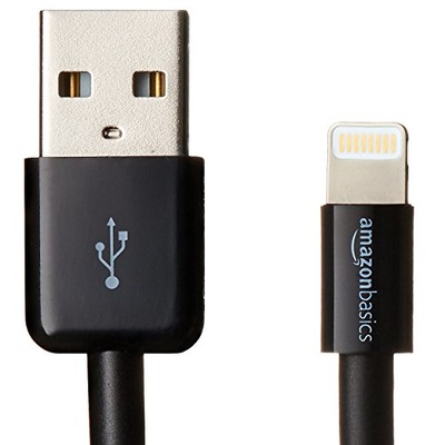 AmazonBasics Lightning to USB A Cable - Apple MFi Certified - Black - 6 Feet/1.8 Meters, Amazon, США