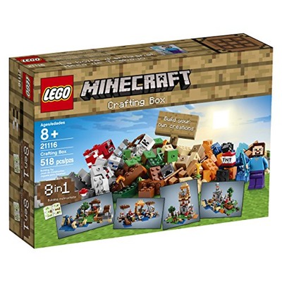 LEGO 21116 Minecraft Crafting Box, Amazon, 