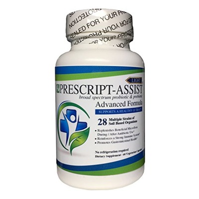 Prescript-Assist Light 60 Cap -Soil based Probiotic and Prebiotic(Previous formula, No pea protein), Amazon, 