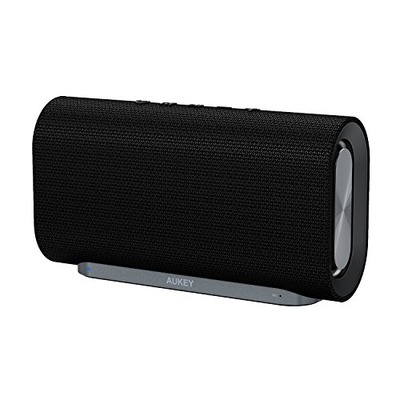 AUKEY Eclipse Bluetooth Speaker 20W with 12 Hours Playtime, Enhanced Bass with Dual Subwoofers and Woven Fabric Surface for Echo Dot, iPhone, iPad, Samsung, Android Phones and More, Amazon, 