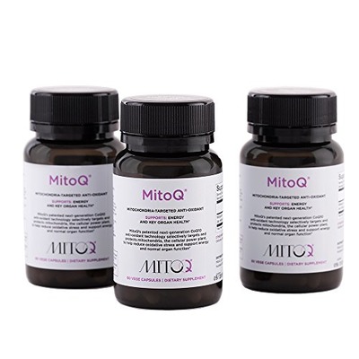 MitoQ Antioxidant Supplement 180 Capsules - Ultra Energy Booster 100s of Times More Powerful Than CoQ10 or Ubiquinol, Amazon, США