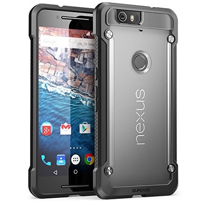 Nexus 6P Case, SUPCASE Google Nexus 6P Case Cover (2015 Release) Unicorn Beetle Series PremiumSlim Hybrid Protective Case / Bumper (Frost/Black), Amazon, 