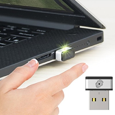 Mini USB Fingerprint Reader for Windows 7,8 & 10 Hello, PQI My Lockey 360ÃÂ Touch Speedy Matching Multi Biometric fido Security Key, Amazon, 