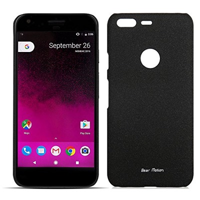 Slim Case for Google Pixel Case - Bear Motion Premium Back Cover for Google Pixel - Sandy (Black), Amazon, 