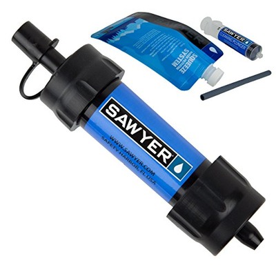 Sawyer Products SP128 MINI Water Filtration System, Single, Blue, Amazon, 