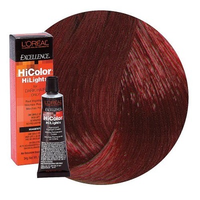L'oreal Excellence Hicolor, Red Magenta Highlights, 1.2 Ounce, Amazon, 