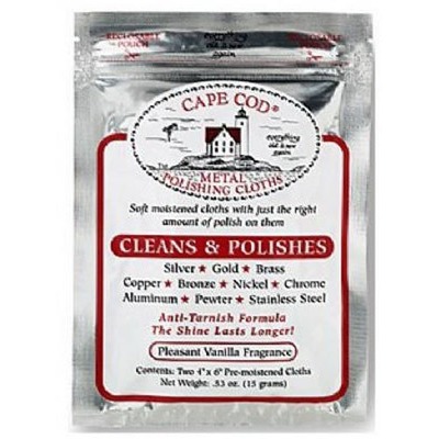 Cape Cod Metal Polishing Cloths Foil Pouch 0.53oz, Amazon, 