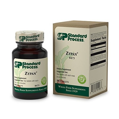 Standard Process - Zypan - Supports Healthy Digestion and Gastrointestinal pH, Enzymatic Support for Protein Digestion, Provides Pancreatin, Pepsin, Betaine Hydrochloride, Gluten Free - 90 Tablets, Amazon, 