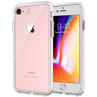 JETech iPhone 8 iPhone 7 Case Shock-Absorption Bumper Cover Anti-Scratch Clear Back (HD Clear), Amazon, 