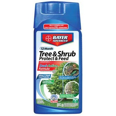 Bayer Advanced 701810 12 Month Tree and Shrub Protect and Feed Concentrate, 32-Ounce, Amazon, 