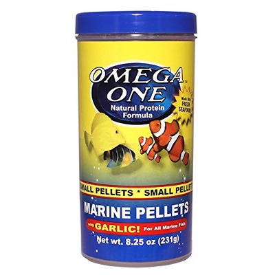 Omega One Marine Pellets W/garlic Small 8.25oz, Amazon, США