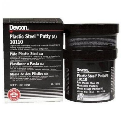 Devcon 230-10110 1lbs Plastic Steel Putty, Dark Gray Color, Amazon, 