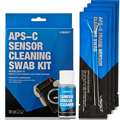 VSGO DDR16 DSLR or SLR Camera APS-C Sensor Cleaning Kit (12 X 16mm Sensor Cleaning Swabs + 15ml Sensor Cleaner), Amazon, 