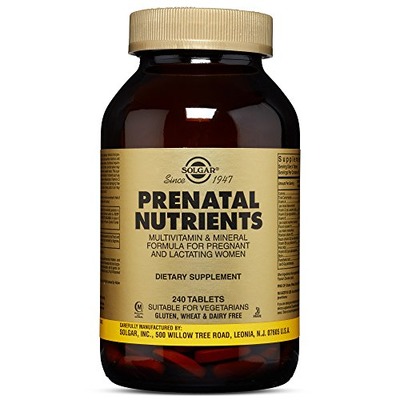 Solgar - Prenatal Nutrients, 240 Tablets, Amazon, 