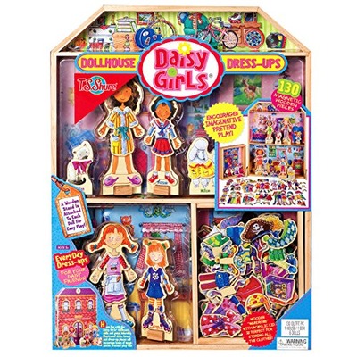 T.S. Shure Daisy Girls Dollhouse & Dress-ups Set, Amazon, 