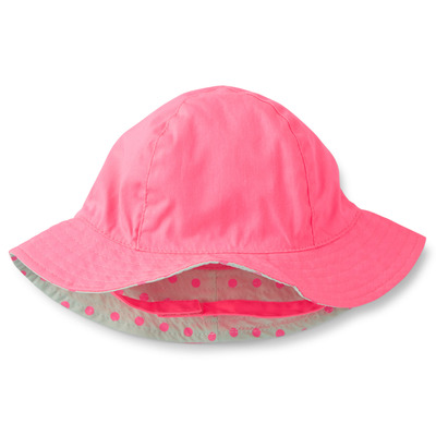 Spring Into Pink Neon-Pop Sun Hat, Carters, 