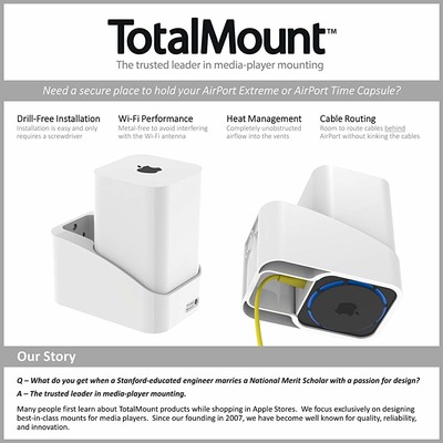 TotalMount for Airport Extreme and Airport Time Capsule (Deluxe Mount), Amazon, 