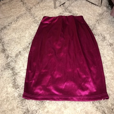 Fuchsia skirt, Poshmark, 