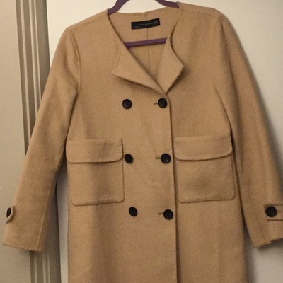 Zara lightweight wool coat.size small, Poshmark, 