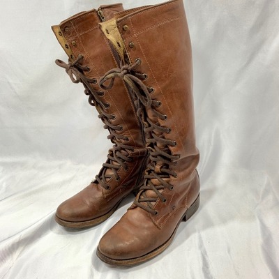 Frye Melissa Tall Leather Lace Up Riding Boots, Poshmark, 