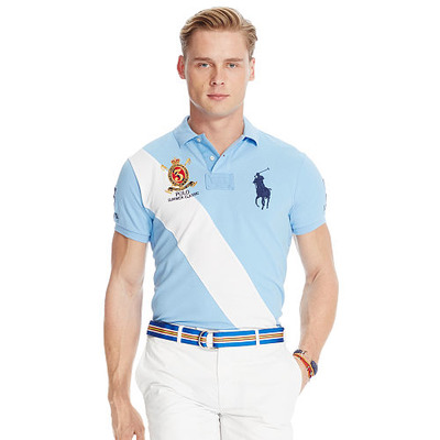 Custom-Fit Banner Polo Shirt, RalphLauren, 