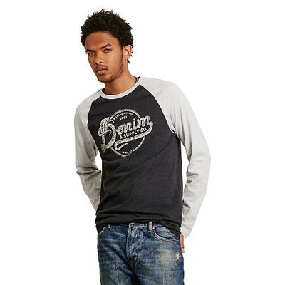 Cotton Jersey Baseball Tee, RalphLauren, 