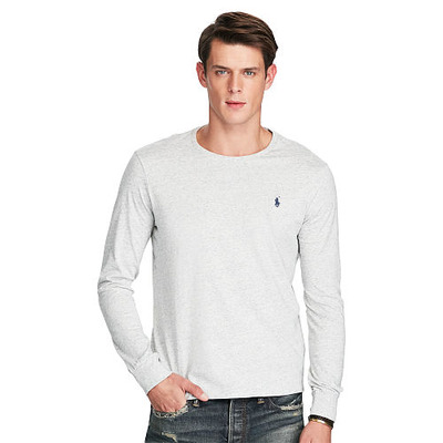Custom-Fit Long-Sleeve T-Shirt, RalphLauren, 