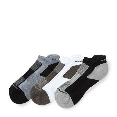 Color-Block Ankle Sock 3-Pack, RalphLauren, 