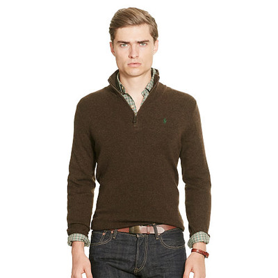Merino Wool Half-Zip Sweater, RalphLauren, 