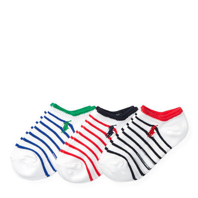 Striped Low-Cut-Sock 3-Pack, RalphLauren, 
