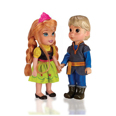 Disney Frozen 6-inch Anna and Kristoff Toddler Doll, ToysRus, 