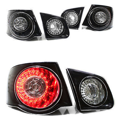LED TAILLIGHTS - BLACK/CLEAR For 06-09 VW JETTA MK5 EURO, Ebay, 